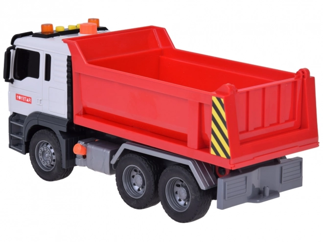 Children's dump truck with light and sound functions