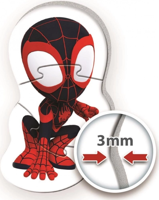 CLEMENTONI Mes premiers puzzles Spidey et ses amis incroyables 4-en-1 (3,6,9,12 pièces)