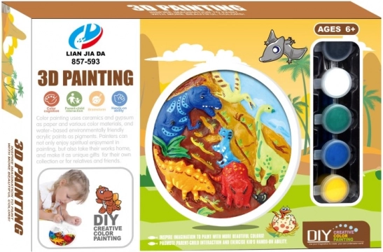 3D Painting Set – Dinosaurs