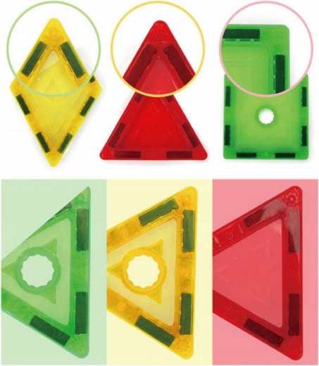 Varied shapes and colors for endless creativity