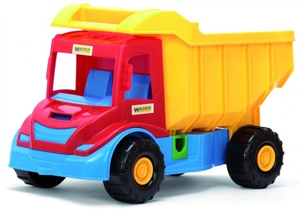 Auto multitruck kiepwagen plastic 38cm ass. 3 kleuren 12m+ Wader