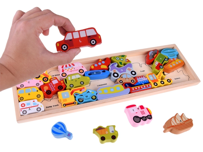 Puzzelbasis voor sorteren en correct plaatsen