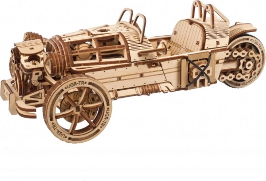 Ugears wooden mechanical 3D model kit – UGR‑S trike