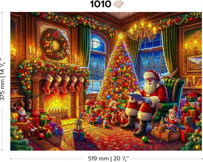 Houten puzzel Magie van de Feestelijke Avond 1010 stukjes