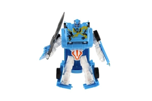 Transformer robot blauw