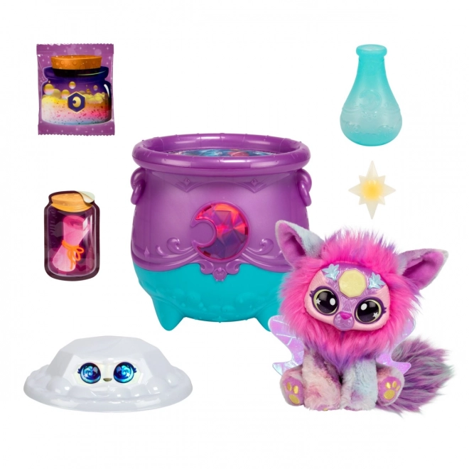 Magic Mixies Beeldje Ketel Edelsteen Verrassing, maan mix