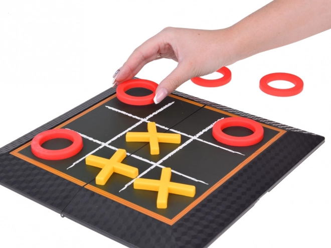 Set van 2 in 1 boter-kaas-en-eieren lijn op 4 puzzel strategie GR0679