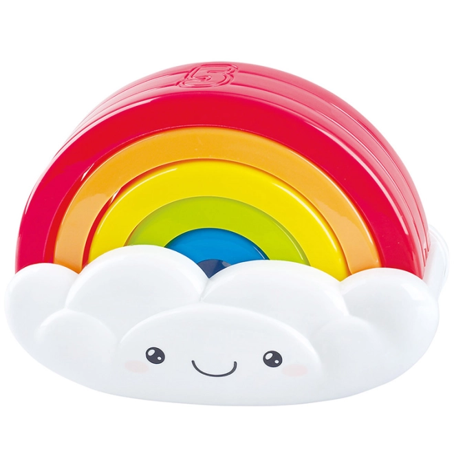 Cheerful design with a smiling cloud