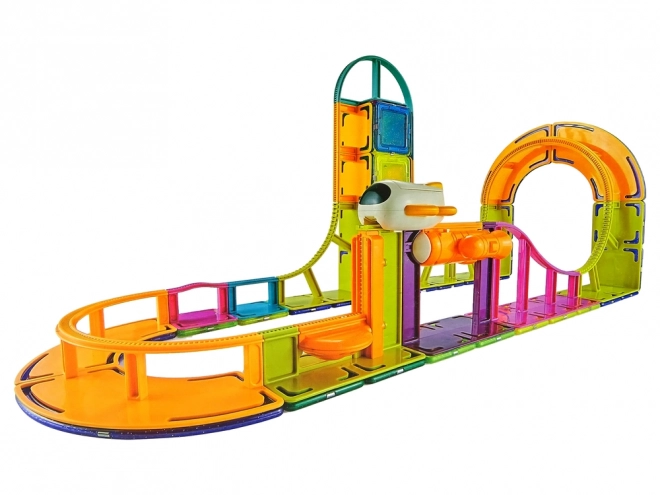 Bouwmagnetische blokken Sky Track 61 stuks