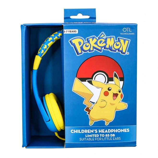 Bedrade hoofdtelefoon voor kinderen OTL Pokemon Pikachu (blauw-geel)