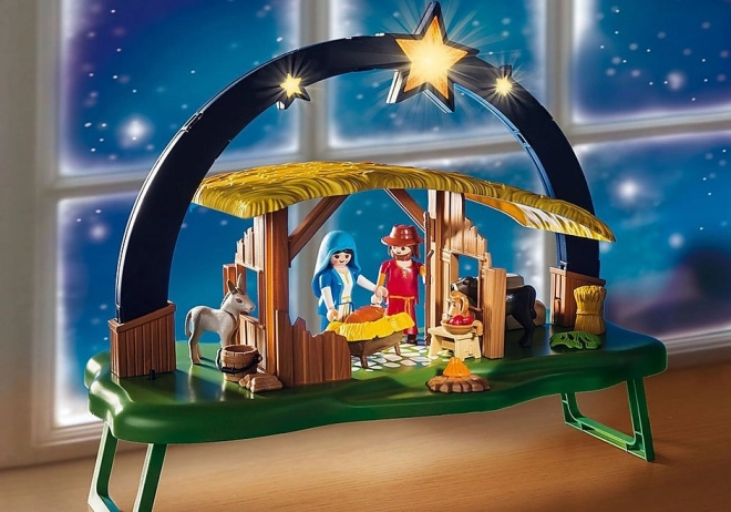 Playmobil Weihnachtskrippe mit Beleuchtung