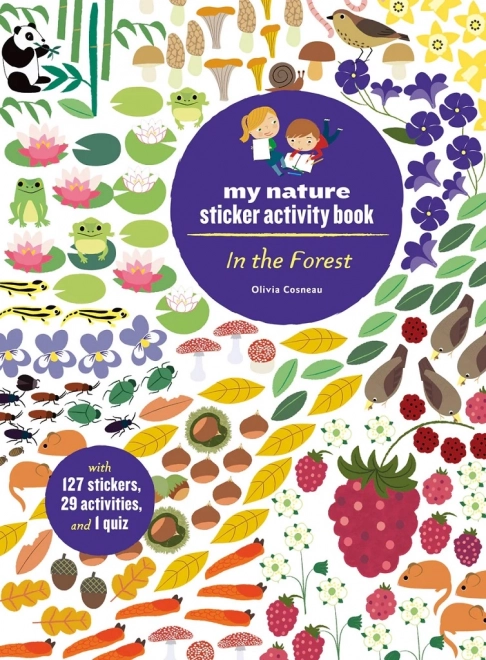 Chronicle Books Activiteitenboek met stickers mijn natuur In het bos