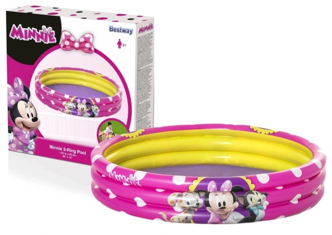 Opblaasbaar kinderzwembad Minnie Mouse 122 x 25 cm Bestway 91079