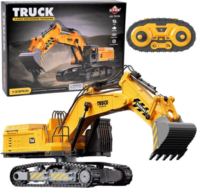 Buildable 2.4 GHz Remote-Control Excavator – 133 Pieces