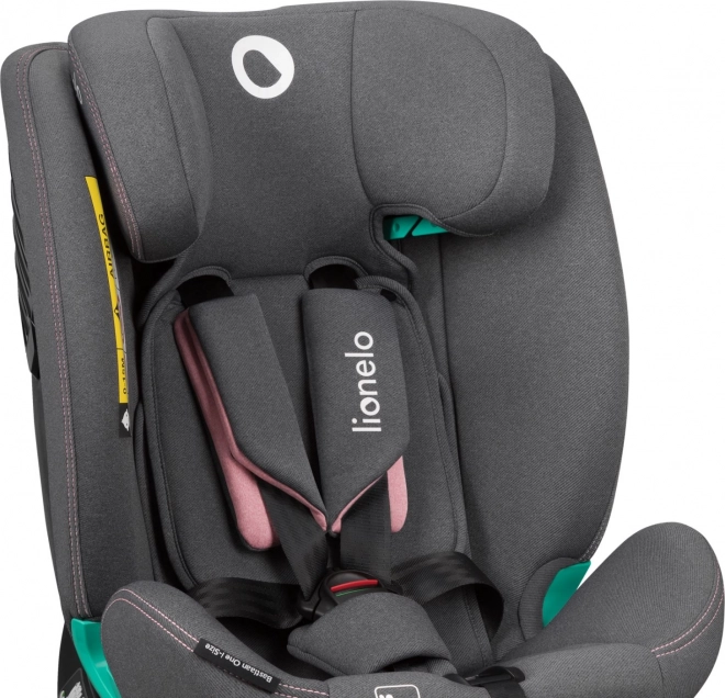 Lionelo Bastiaan i-Size Autokindersitz Drehbar Pink Rose