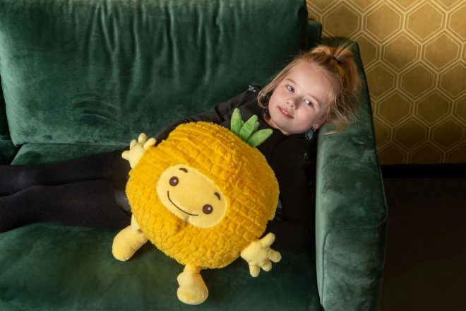 Cozy Noxxiez HW751 Ananas - verwarmend pluchen kussen 3 in 1