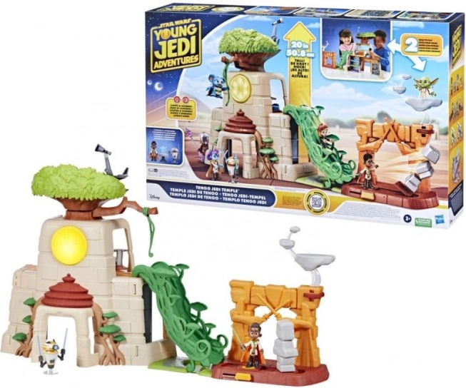 STAR WARS Tenoo Jedi Temple Playset – Jedi Temple with lights and sounds