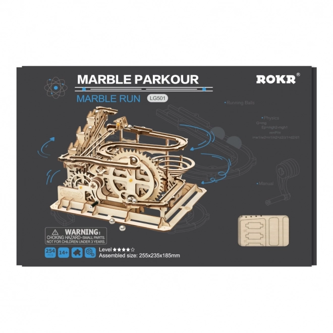 Wooden 3D Puzzle Rokr Marble Run Parkour