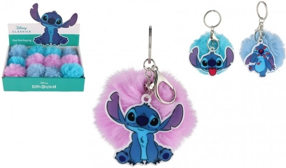 Sleutelhanger Stitch met pompon