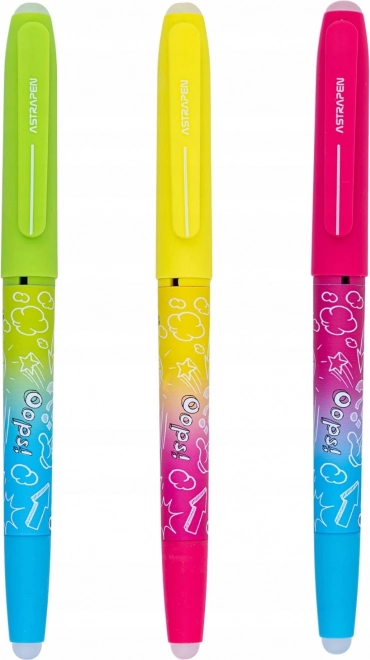 Uitwisbare pen ASTRA OOPS! 0,6 mm neon, 1 st (mix)