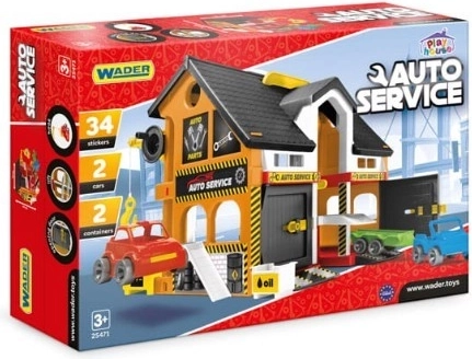 Play House autoservice – tweelaagse werkplaats voor kinderen
