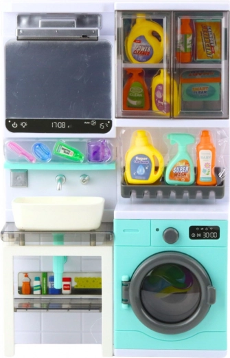 Realistische wasmachine met licht en geluid