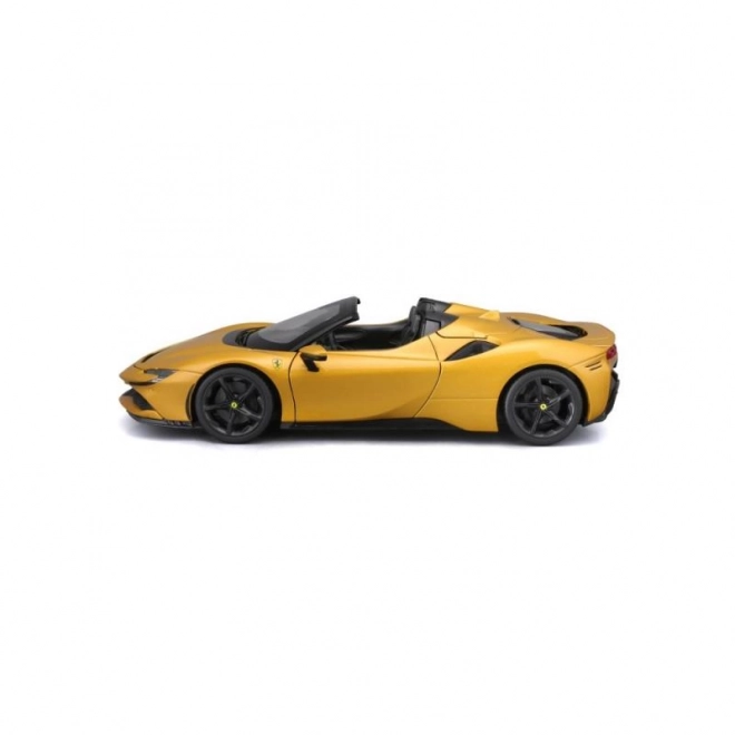 Bburago Ferrari SF90 Spider 1:18 - Geel