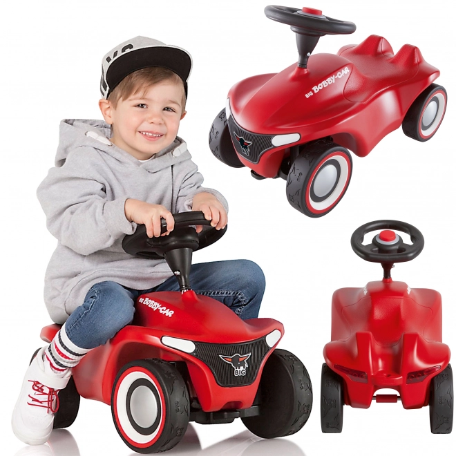 Grote rode loopauto Bobby Car Neo Red