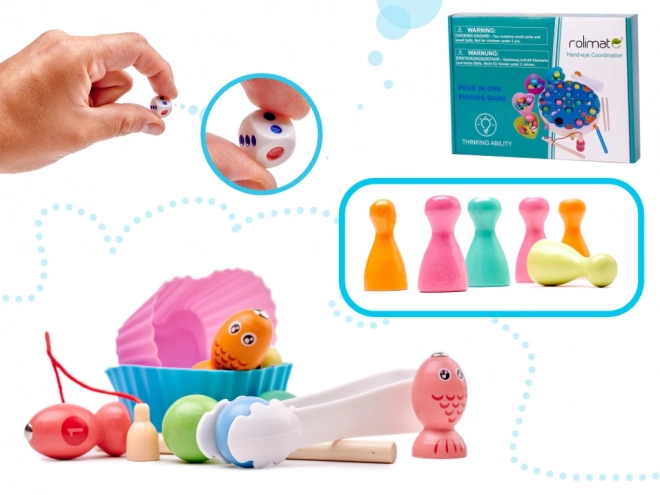 Familie spel vissen - montessori