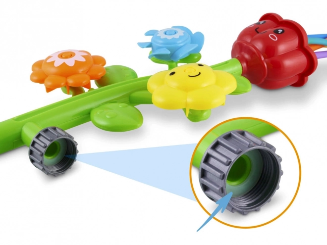 Fröhlicher Blumen-Kinderwasser-Sprinkler