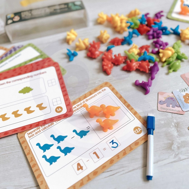 Woopie educatieve set Montessori voor het leren tellen en kleuren sorteren Zee wereld 111 stuks