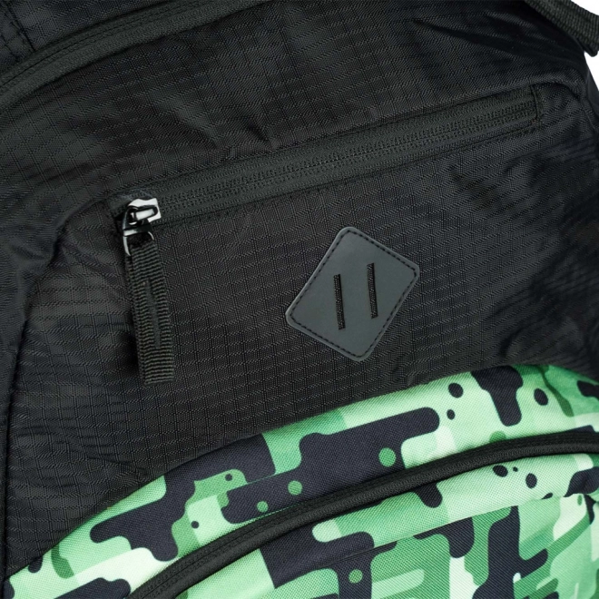 BAAGL 3 SET Coolmate Green: rugzak, etui, zak