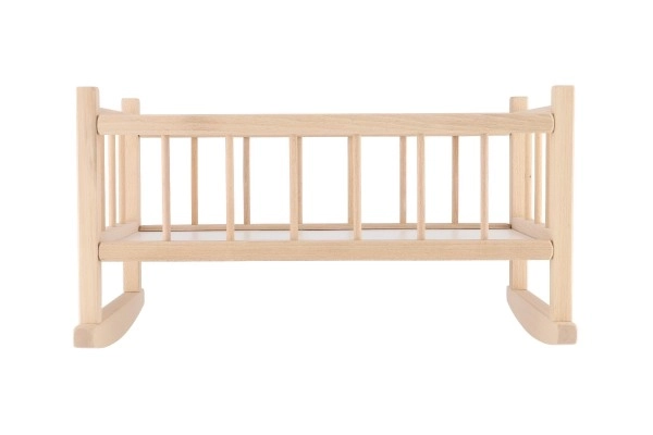 Houten wieg voor poppen