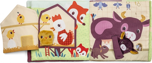 Textielboekje Jonge Dieren van Lilliputiens