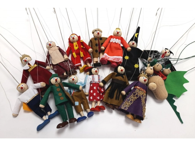 Handmade puppets with character