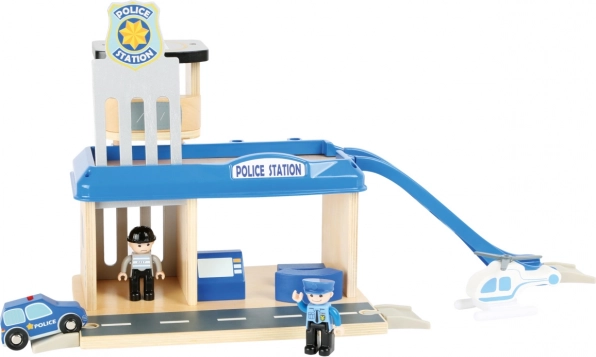 Houten politiebureau Small Foot met accessoires