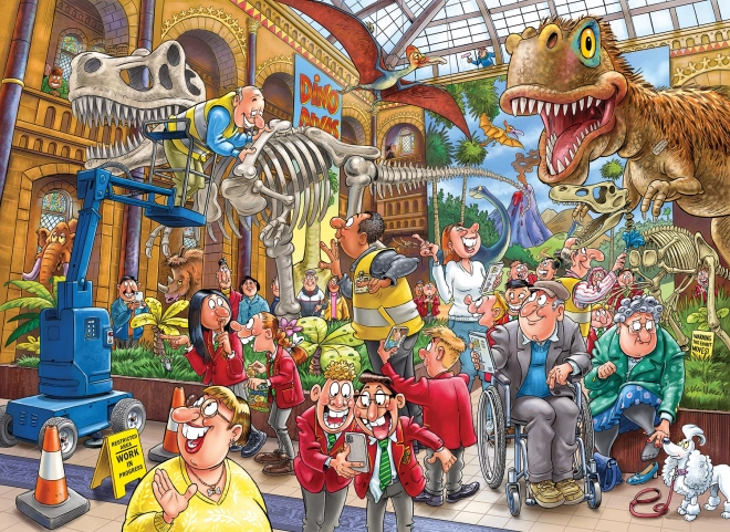 Puzzel JUMBO WASGIJ Mysterie 24: Schimmel in het museum 1000 stukjes