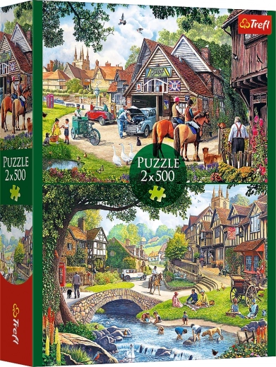 Puzzle 2x500 Idyllic Life