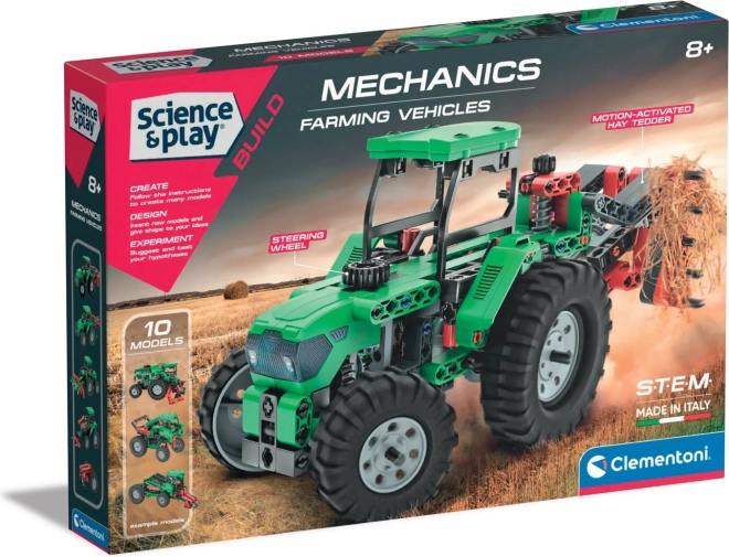 CLEMENTONI Science&Play Mechanische laboratorium Landbouwtechniek 10-in-1