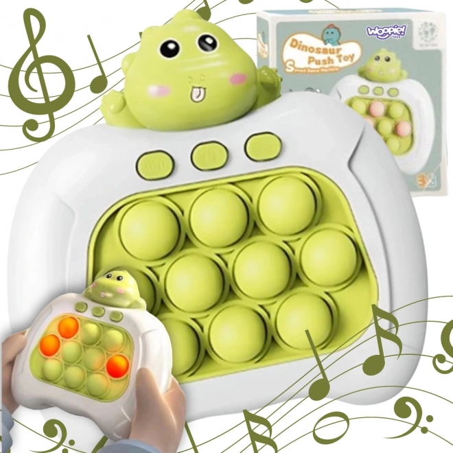 Electric Pop It Dinosaur Green Sensory Toy
