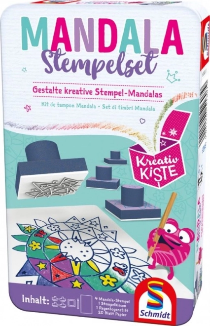 SCHMIDT Mandala Stamp Set in Tin Box