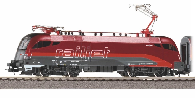 Gedetailleerd RAILJET ÖBB model