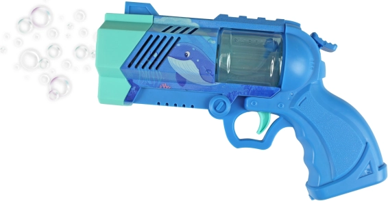 Pistolet à bulles avec lumière – bleu