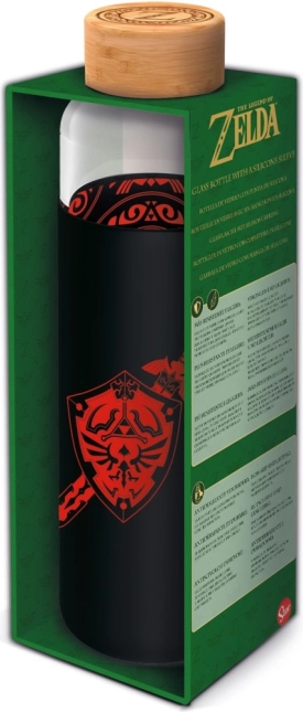 Bouteille en verre avec housse 585 ml Zelda