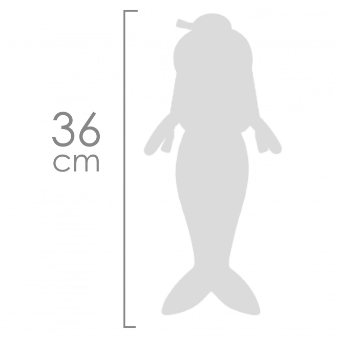 DeCuevas 20041 Pluche Pop 2-in-1 OCEAN FANTASY - 36 cm met Wieg