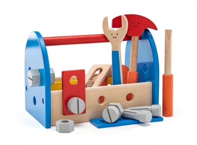 Houten gereedschapsset