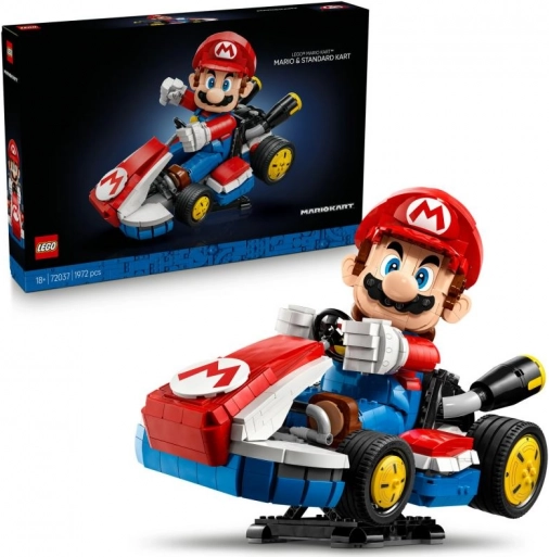 bouwset nintendo super mario – mario in de standaard kart