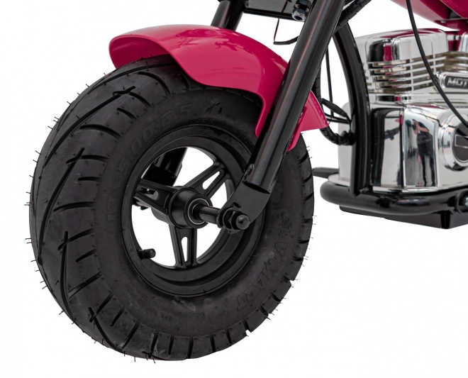 Kinder motorfiets Chopper Warrior roze
