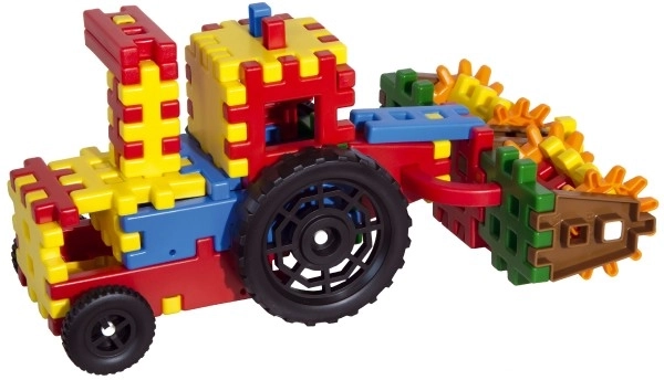 Bouwpakket BLOK Grootste plastic 245st in doos 27x38x18cm