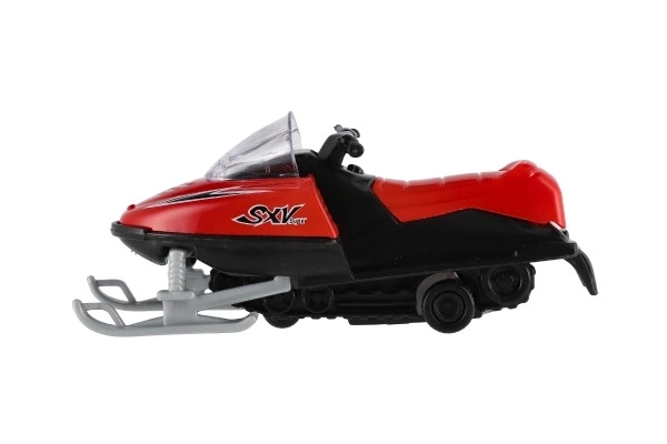Toy snow scooter metal/plastic 13 cm, wind-up, 6 colors
